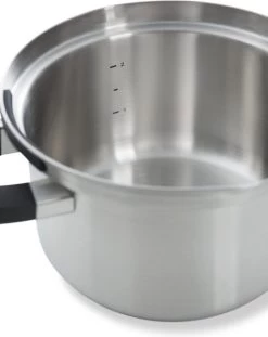 BK Flow Cool Pannenset - 4-delig – RVS Deksels - Veilig Afgietsysteem - Geschikt Voor Alle Warmtebronnen -Keukengerei Winkel 952x1200